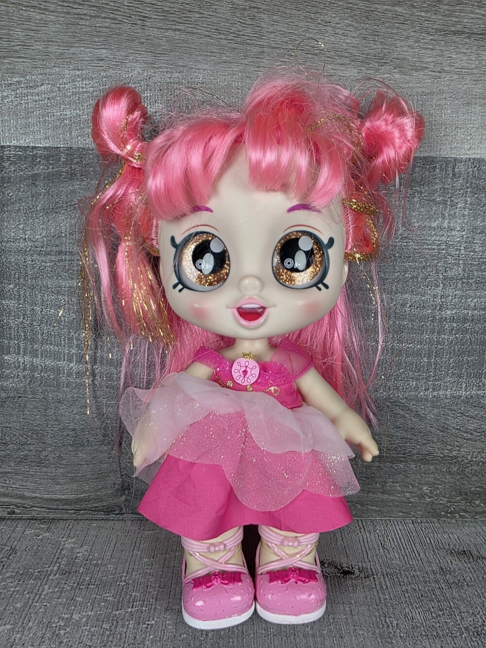 Kindi Kids Dress Up Friends 10" Donatina Pink Princess Doll g75